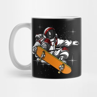 Astronaut Skateboarding Mug